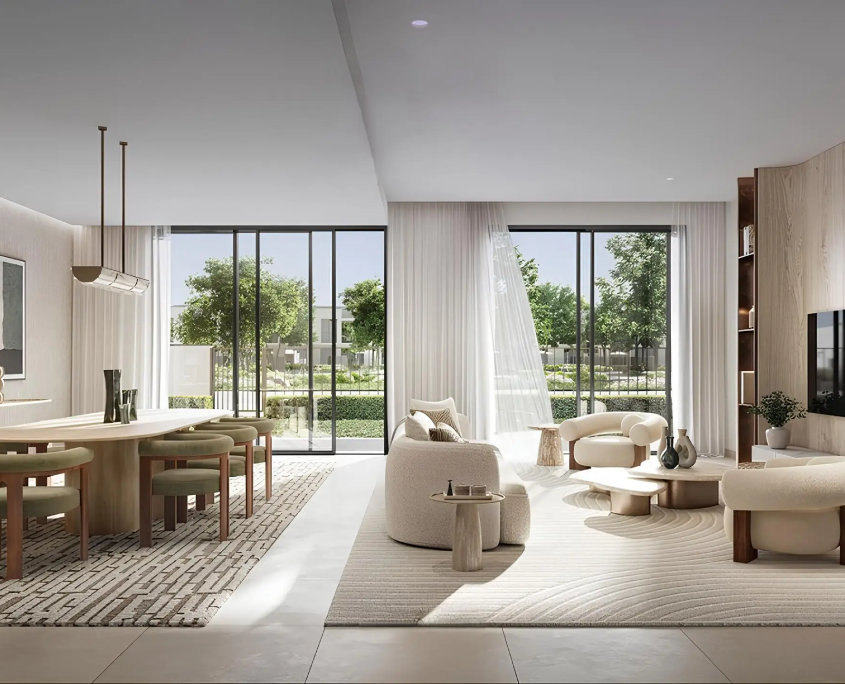 Exterior view of Hilton Residences JLT Dubai luxury 38-floor tower